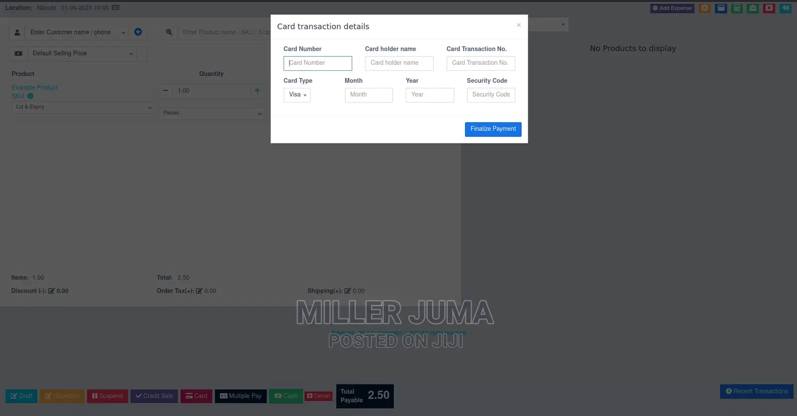 Point of Sale(Pos) Software