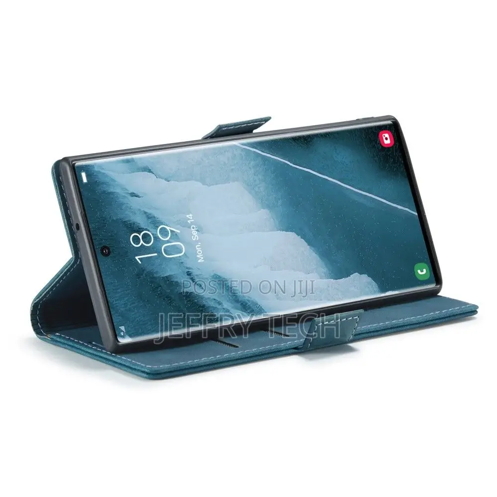 Samsung Galaxy S23 Ultra Flip Vintage Case - Blue