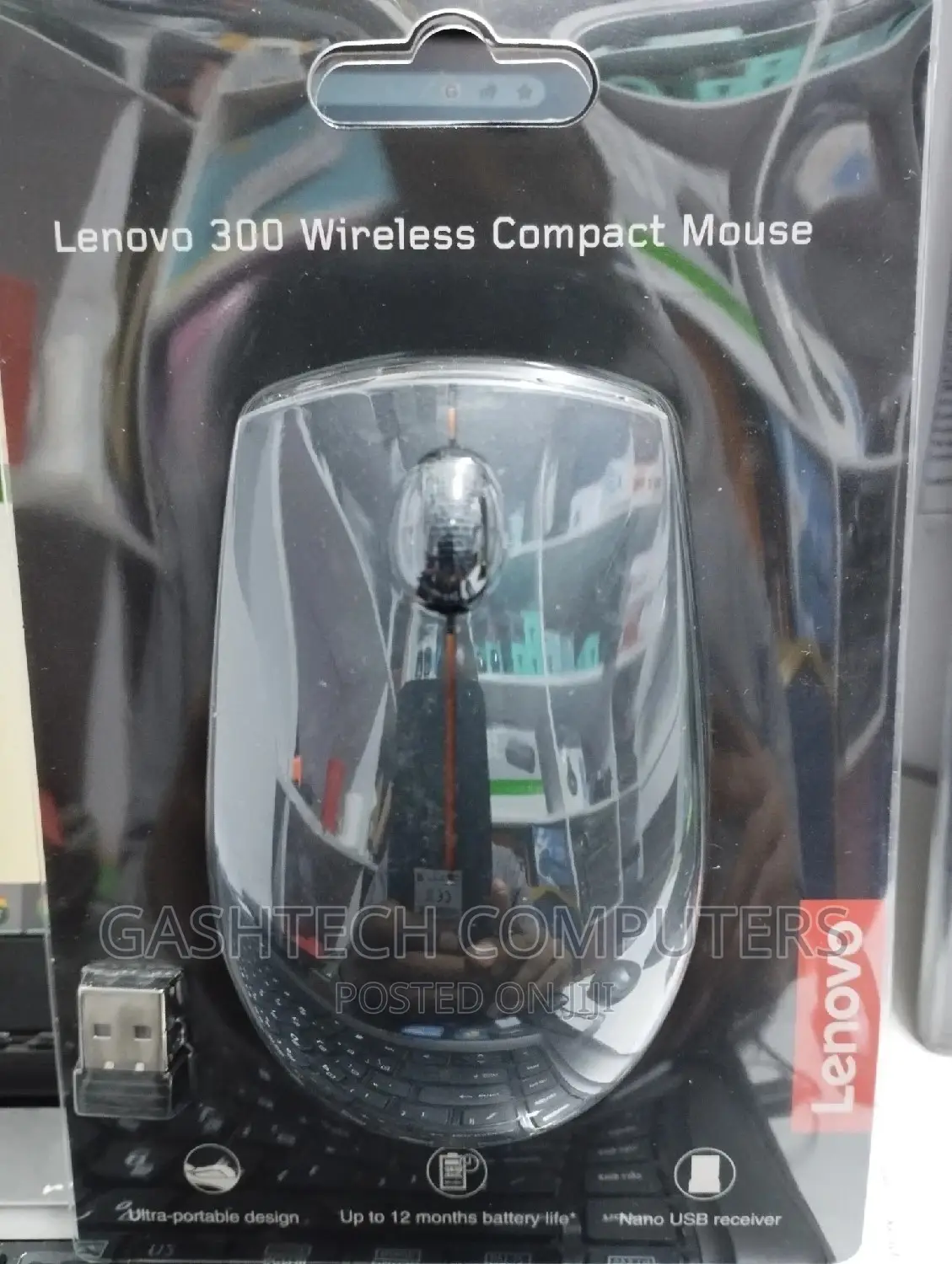 Lenovo 300 Wireless Mouse Without Battery ~"
