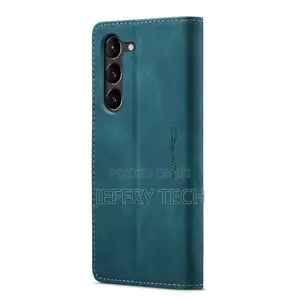 Samsung Galaxy S23 Plus Flip Vintage Case - Blue