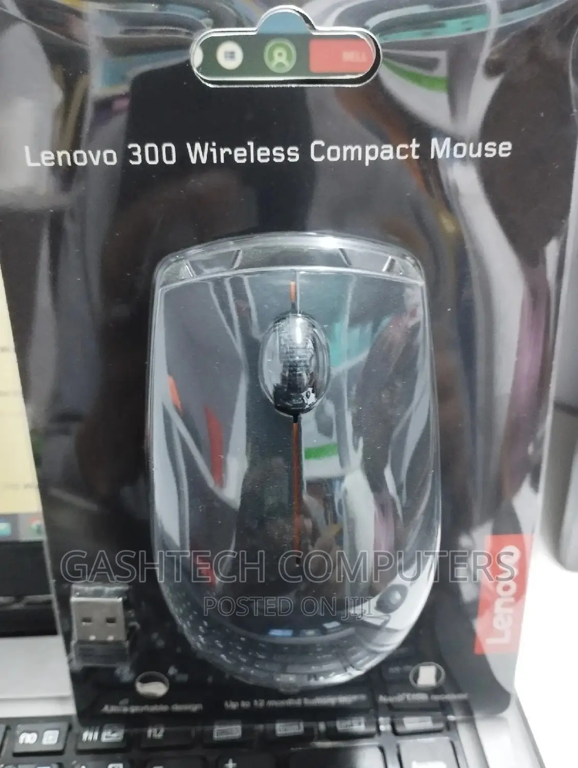 Lenovo 300 Wireless Compact Mouse, Black !"