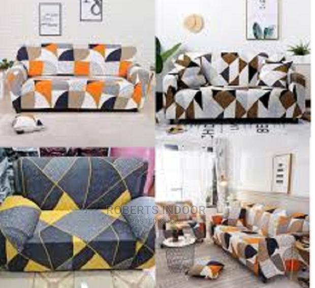 Printed Sofa Covers With Blooming Elegance
