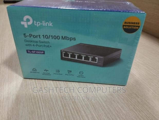 Tp-Link TL-SF1005P TP Link 5-Port Switch With 4-Port Poe+
