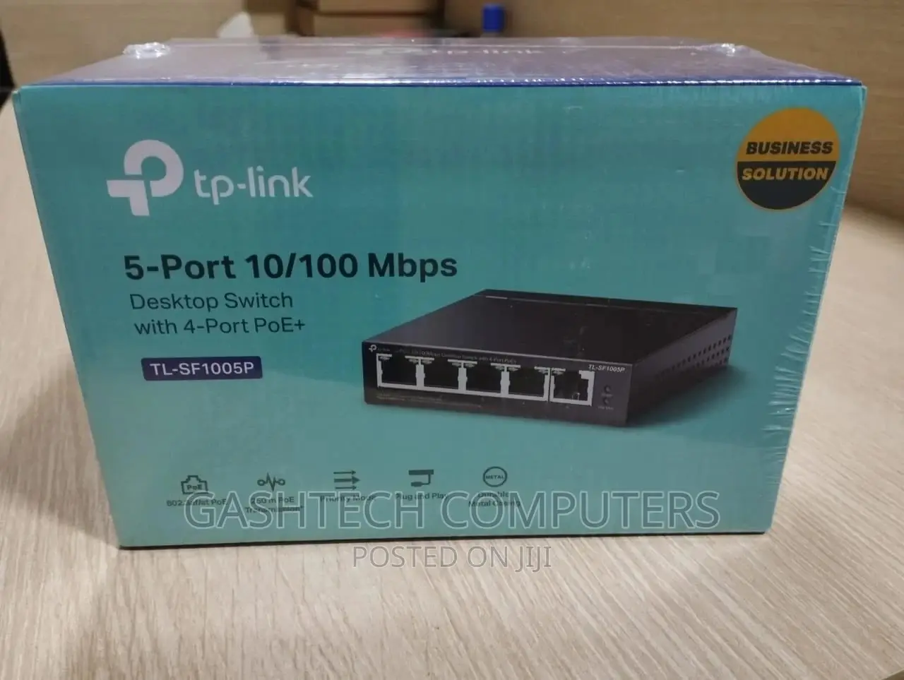 Tp-Link 5-Port 100mbps Switch With 4-Port Poe+ -TL-SF1005P
