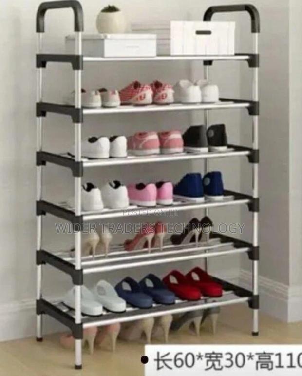 Portable Framed 7 Later Executive Shoe Rack - main view