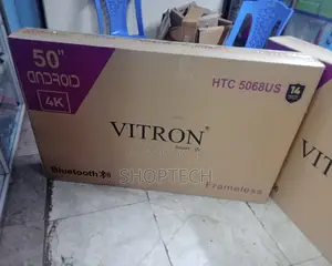 Vitron 50" Inch Frameless Bluetooth Uhd Android Tv
