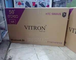 Tv Vitron 50" Inch Smart Android Tv,Frameless
