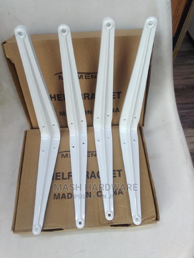 8*10 White Shelf Brackets