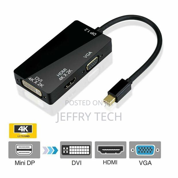 Thunderbolt/Mini Display Port/Dp to VGA/HDMI/DVI Adapter