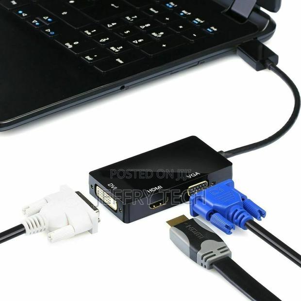 Thunderbolt/Mini Display Port/Dp to VGA/HDMI/DVI Adapter - thumbnail 2