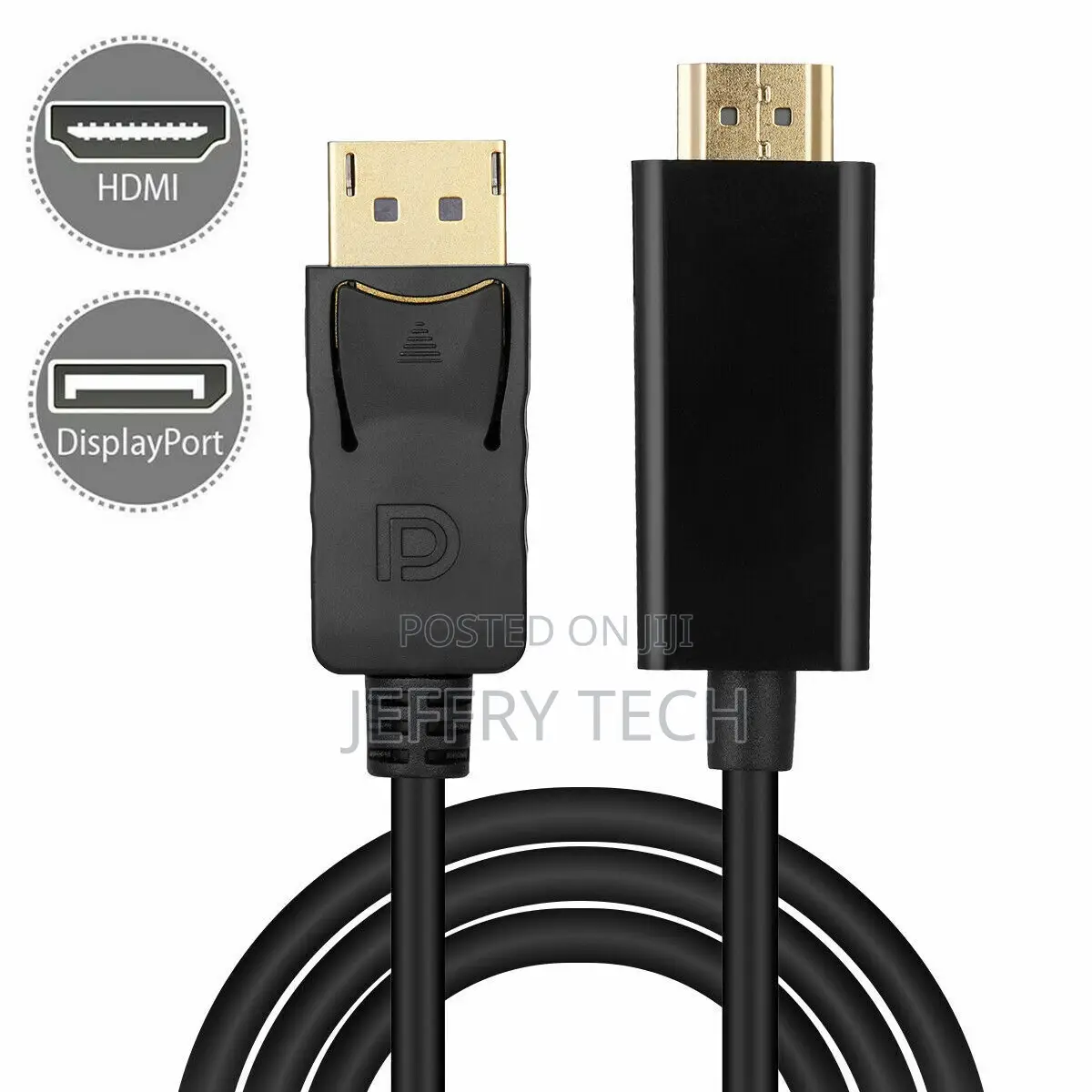 6FT Displayport DP Male to HDMI Female Cable