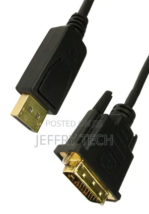 Displayport to DVI Cable Lead Display Port DVI-D Gold Contac