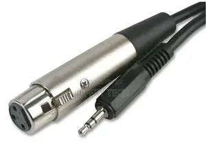 2m 2 Metre XLR 3 Pin Female Socket to 3.5mm Stereo Jack Cabl
