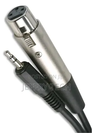 2m 2 Metre XLR 3 Pin Female Socket to 3.5mm Stereo Jack Cabl