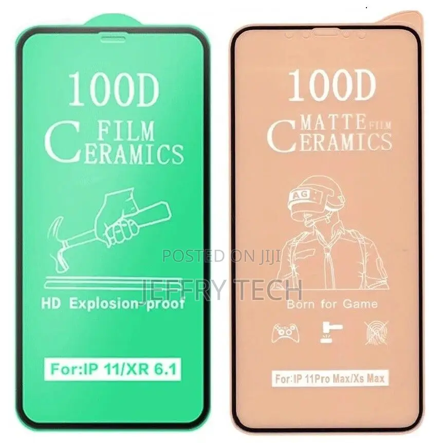 100D Ceramics Screen Protector Matt / HD iPhone 14 13 12 Min