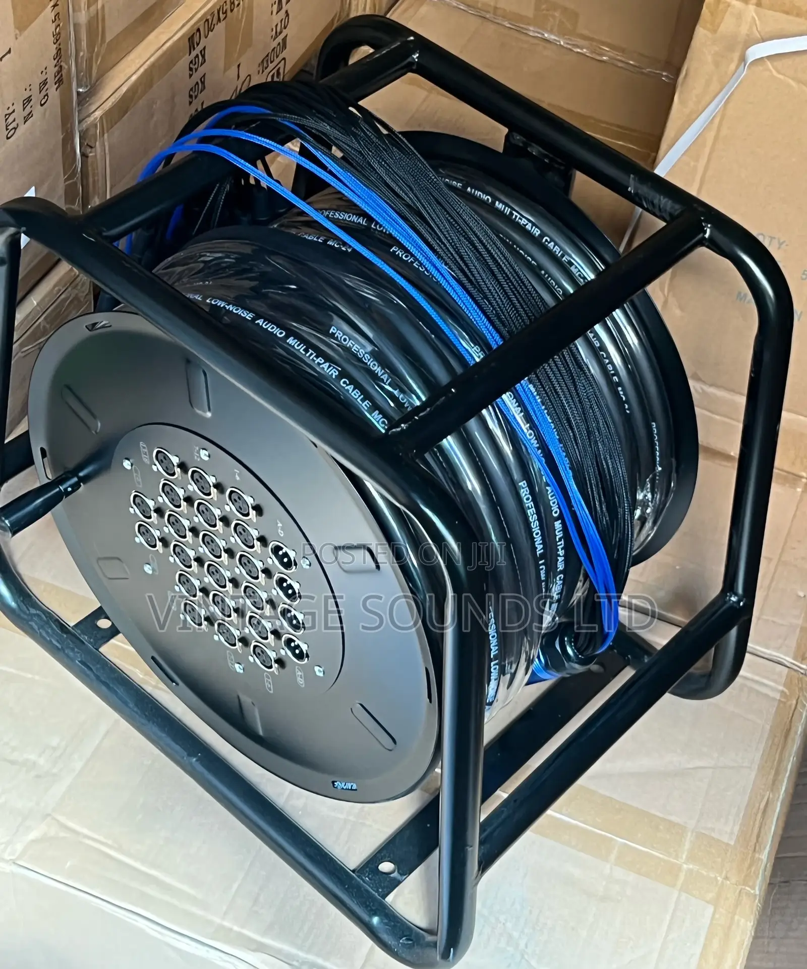 High Quality Snake Cable With Rack 24 Channel 50meters