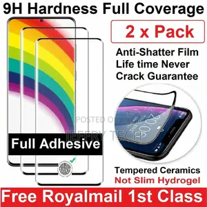 For Samsung S21 S20 Fe + Ultra A12 A22 A32 A52 Tempred Ceram
