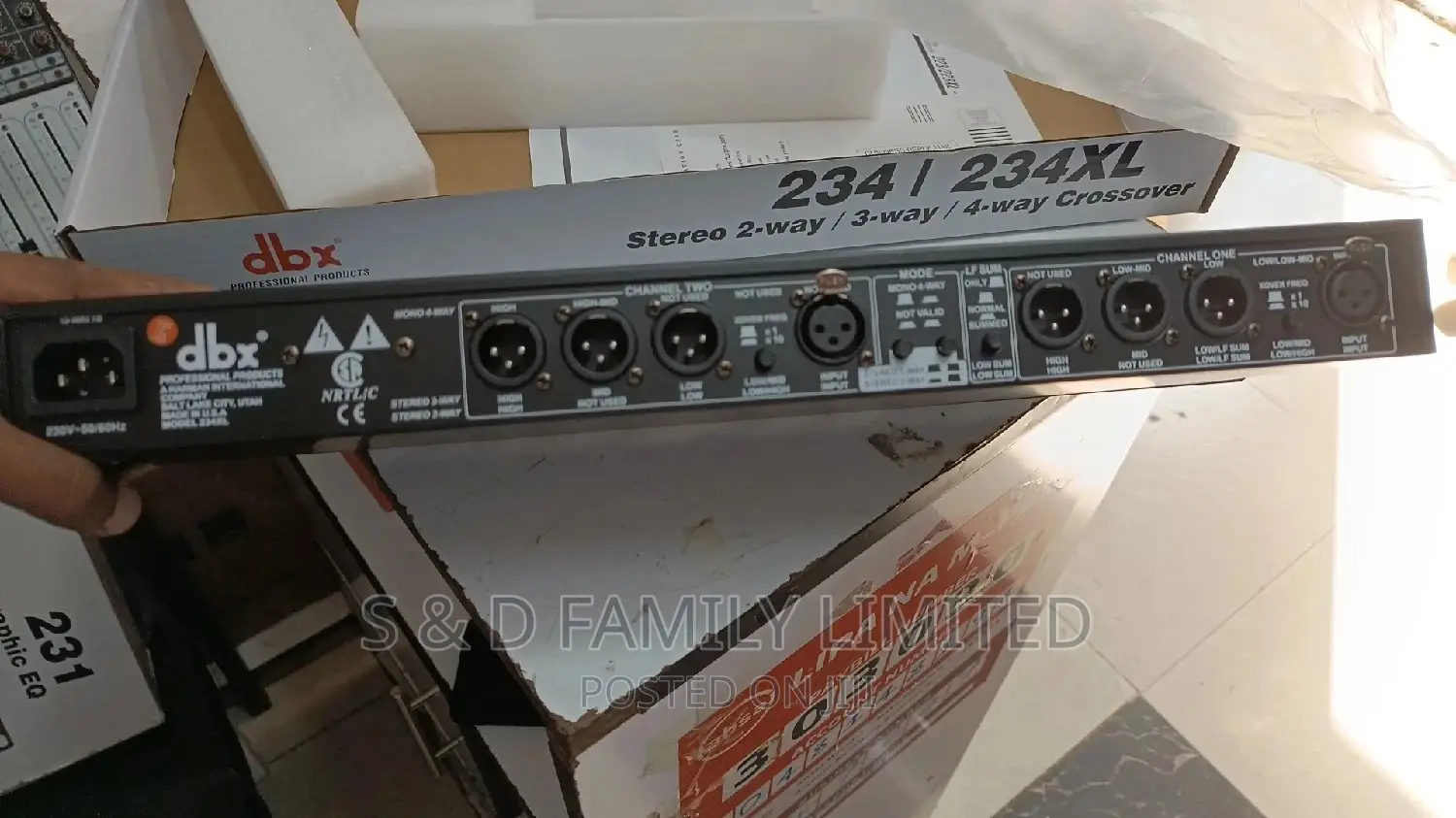 DBX 234/234xl 2/3/4 Way Crossover
