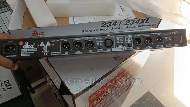 DBX 234/234xl 2/3/4 Way Crossover - main view