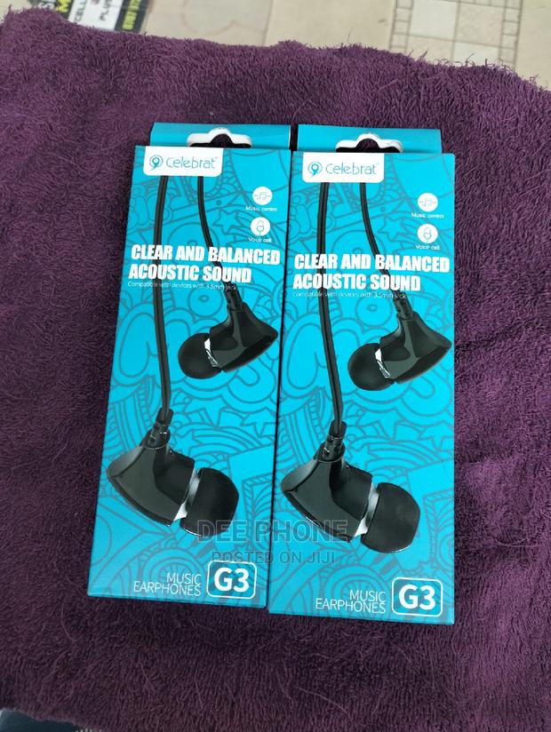 Celebrat G3 Wired Earphones - main view