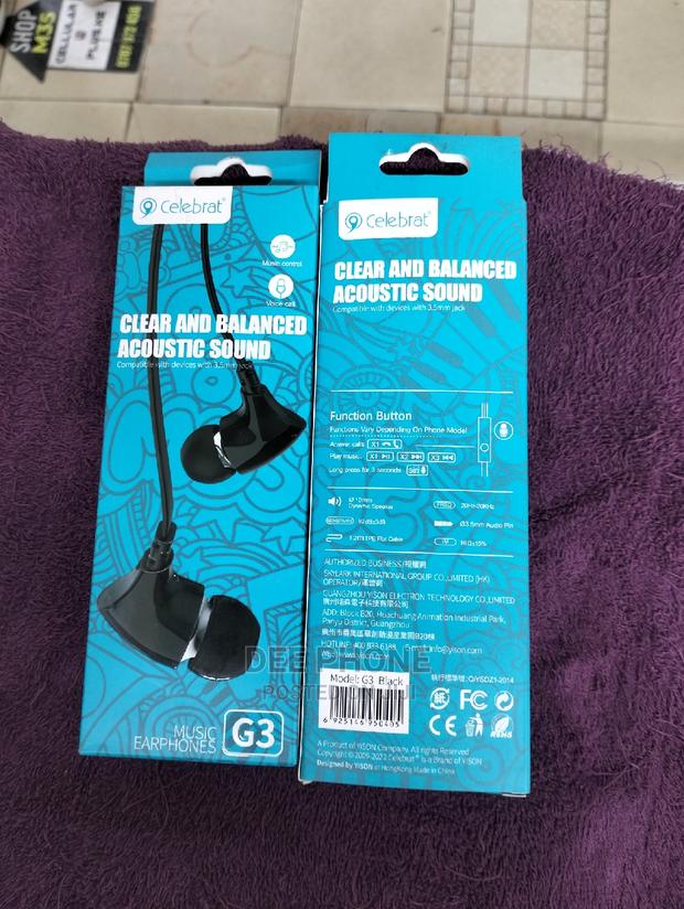 Celebrat G3 Wired Earphones - thumbnail 2