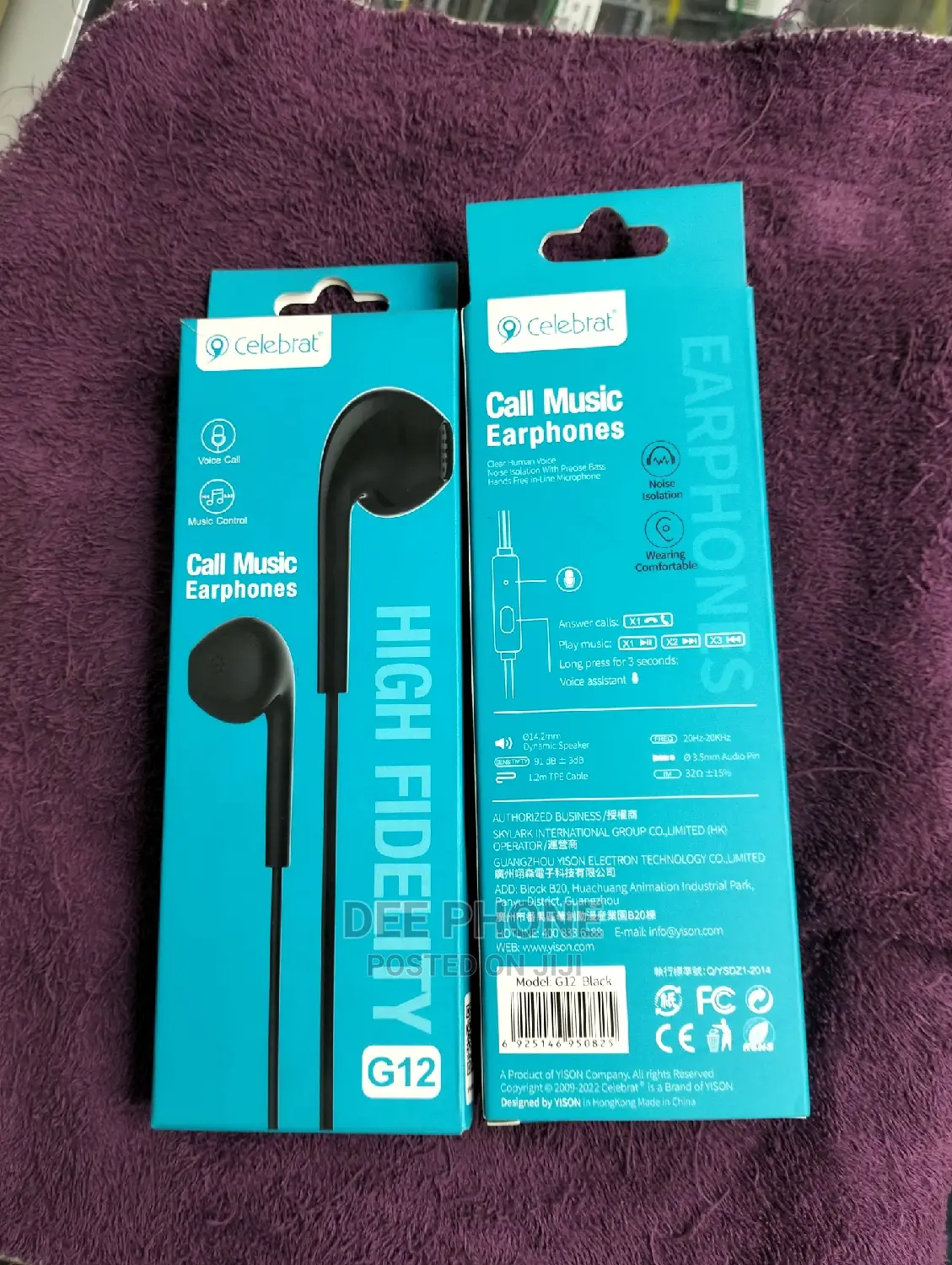 Celebrat G12 Wired Earphones