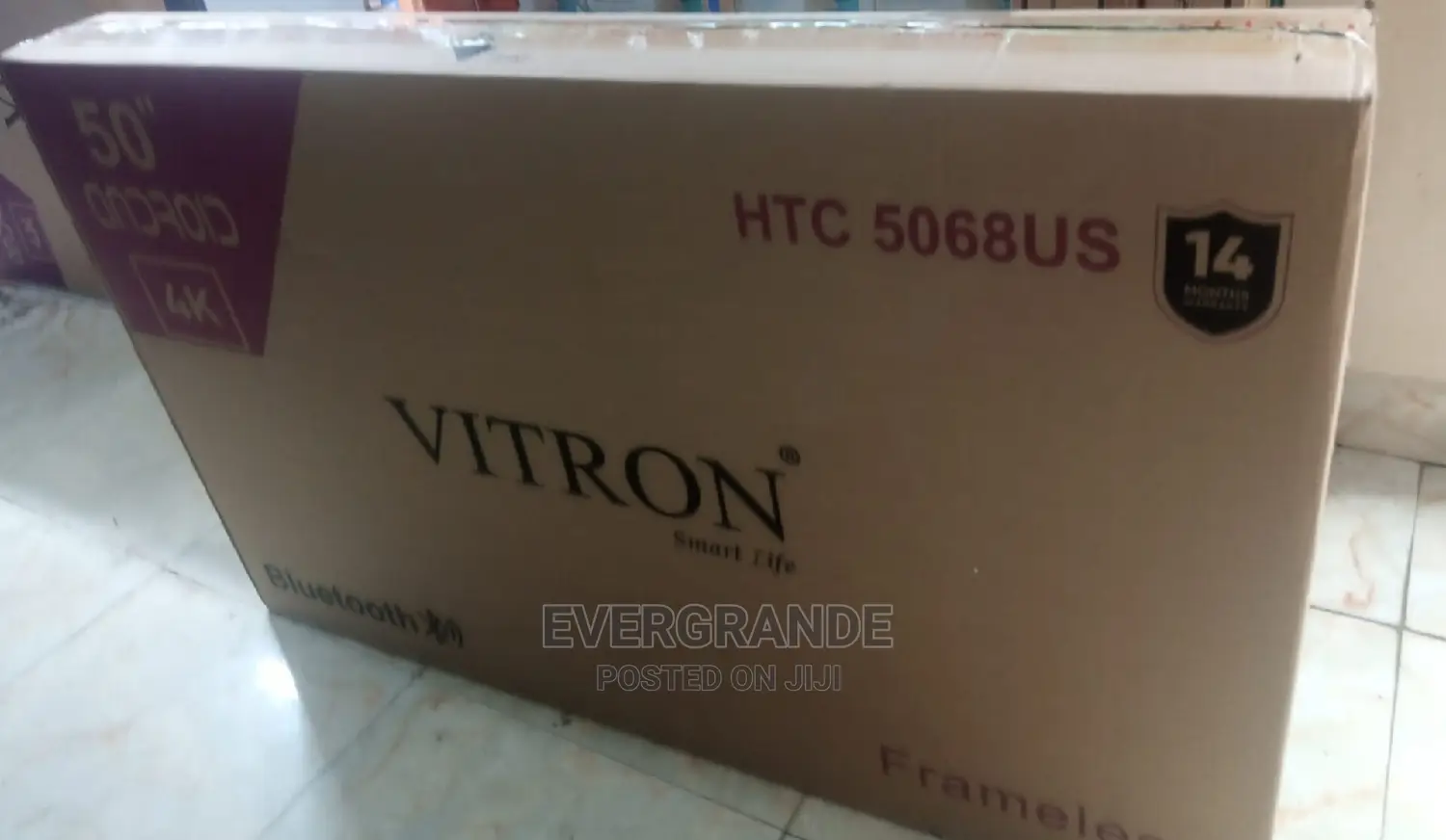 Turkish Vitron 50 Inches Smart Android Tv