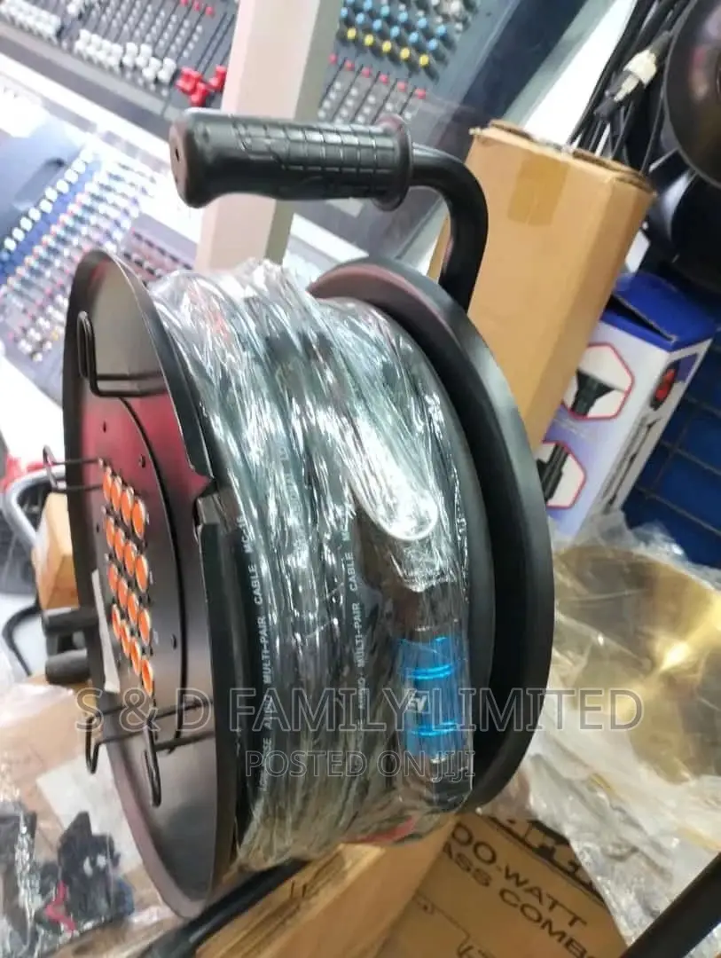 16 Channels 30 Meters Wheeled Snake Cable