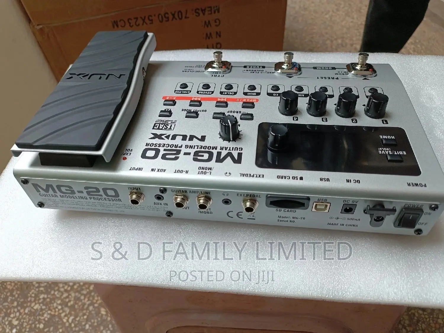 Nux Guitar Modeling Processor Effect Pedal Mg20