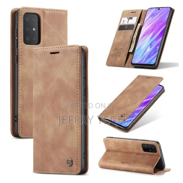 Samsung Galaxy S20 Vintage Flip Case - Light Brown