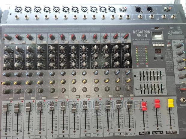 Megatron PMX-1206 12 Channels Powered Mixer - main view