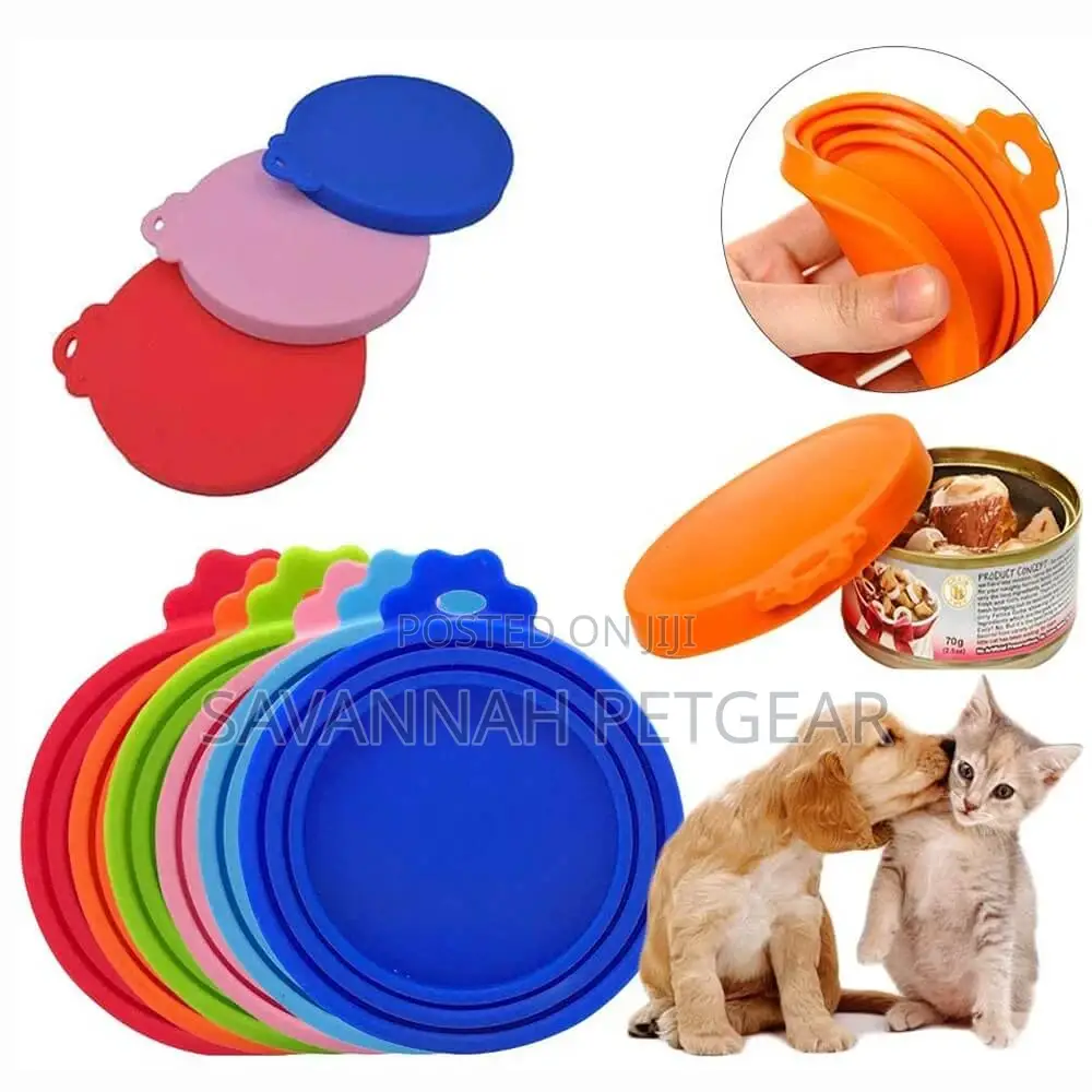 Silicone Pet Food Can Cover Lid,Airtight Food Storage Sealer