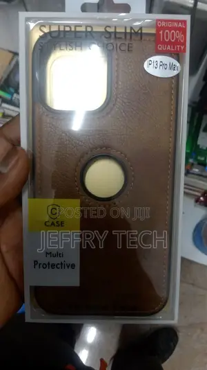 iPhone 13 Pro Max Back Cover | Flexible Pu Leather | Full C