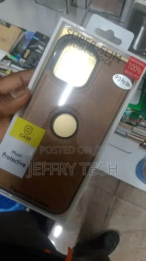 iPhone 13 Pro Max Back Cover | Flexible Pu Leather | Full C