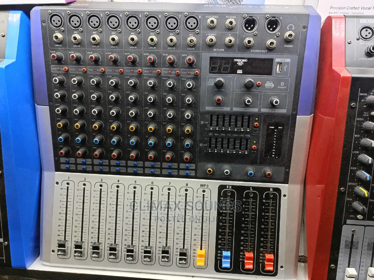 Powered Mixer 8 Channel Sound Crafts