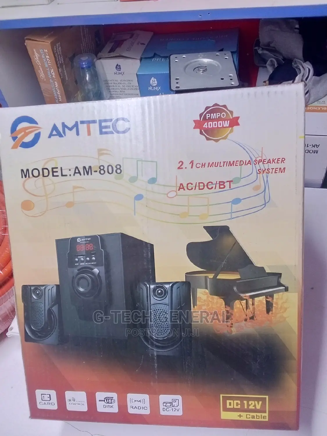Amtec 2.1ch Multimedia Speaker System With Bluetooth