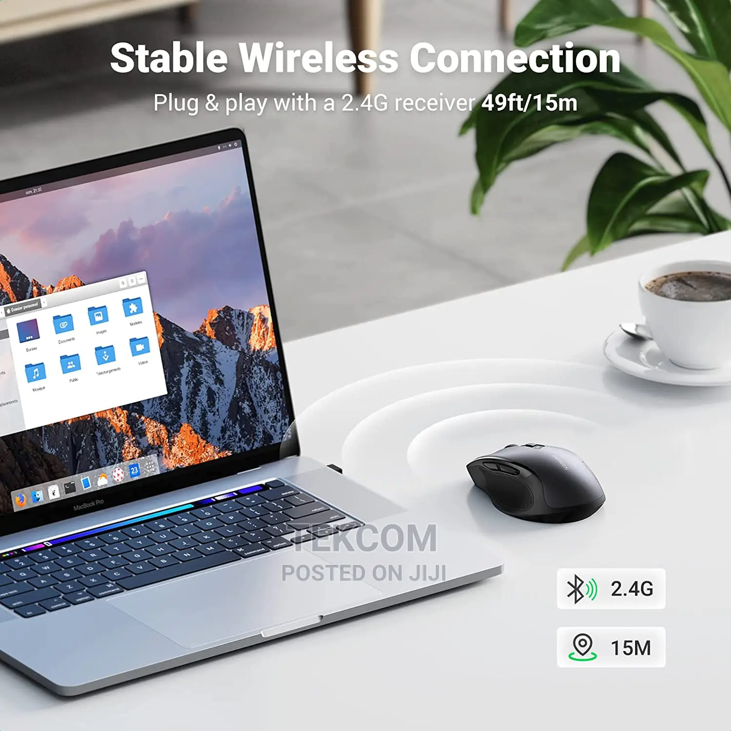 UGREEN Ergonomic Wireless Bluetooth Mouse