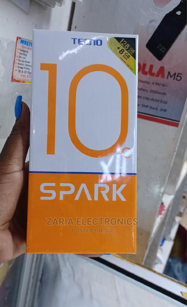 New Tecno Spark 10C 128 GB Black
