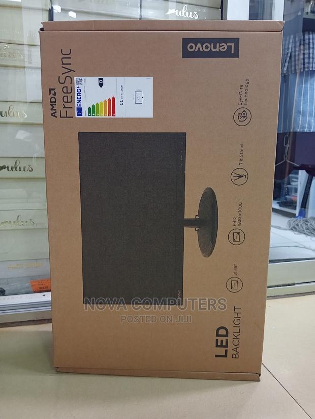 Lenovo D22e-20 21.45" FHD Monitor, Raven Black Color