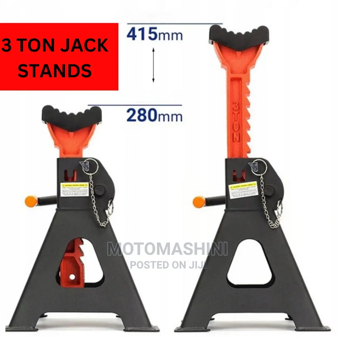 Vehicle Jack Stands 2 Pieces 3ton Capacity Best Quality
