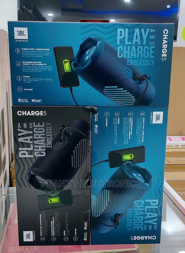 JBL Charge 5 Waterproof Portable Bluetooth Speaker - thumbnail 3