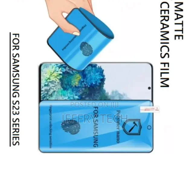 For Samsung Galaxy S23 S23 Plus/Ultra Tpu Bendable Ceramic F