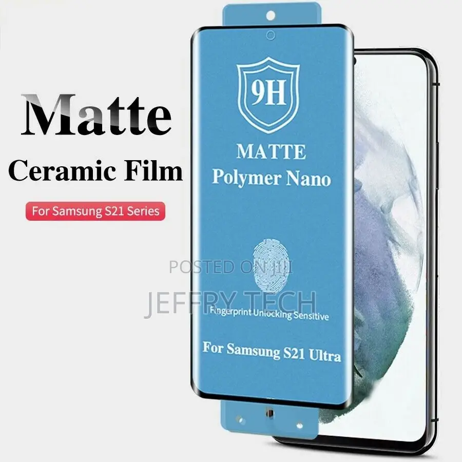 For Samsung Galaxy S21 PLUS S21 Ultra 5G Tpu Ceramic Film Sc