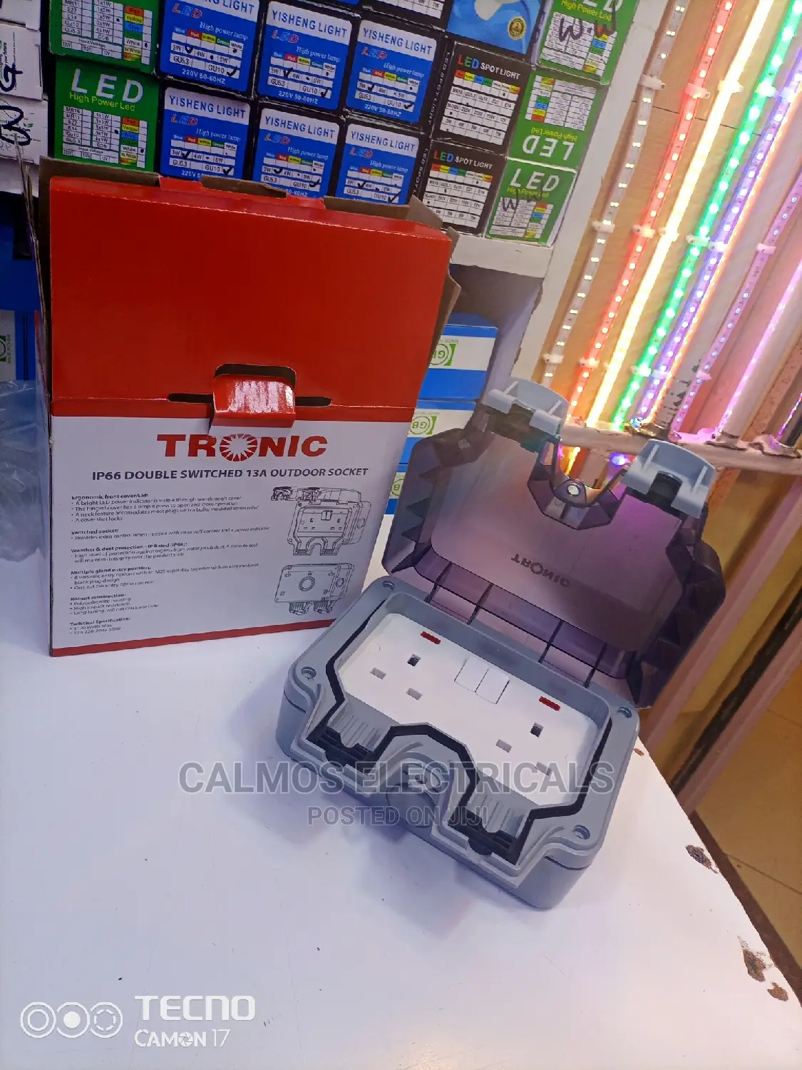 Weather Proof Twin Socket