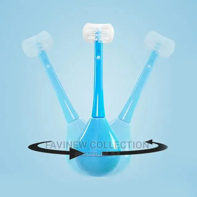 Lovely Three-Sided Kids Toothbrush