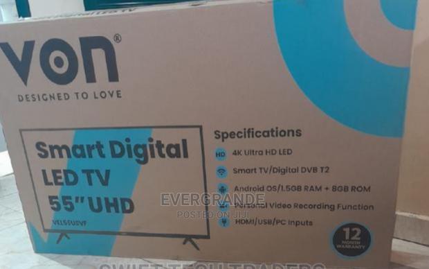 Von Digital Led Smart Android 4 K Ultra HD Tv - main view