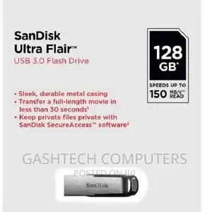 Original Flash Drive Sandisk 128GB Ultra Flair 3.0