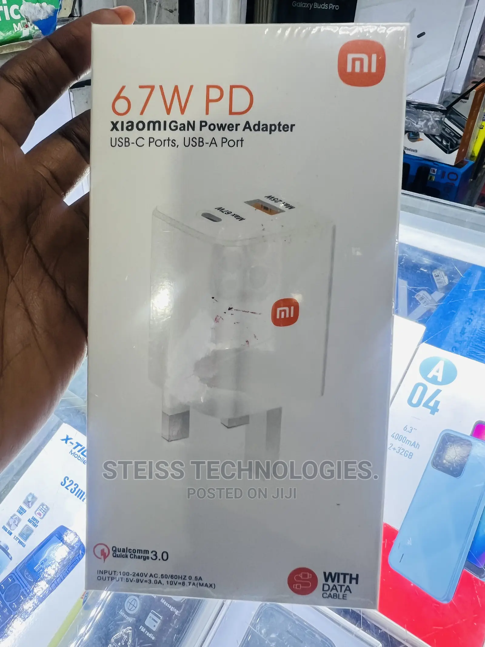 67watts Type C Redmi Charger.