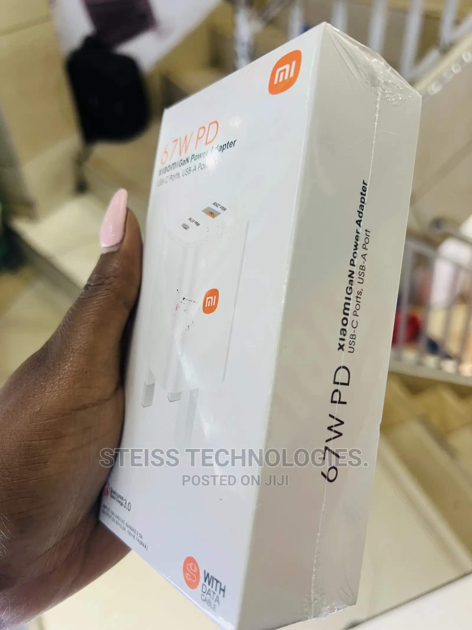 67watts Type C Redmi Charger.