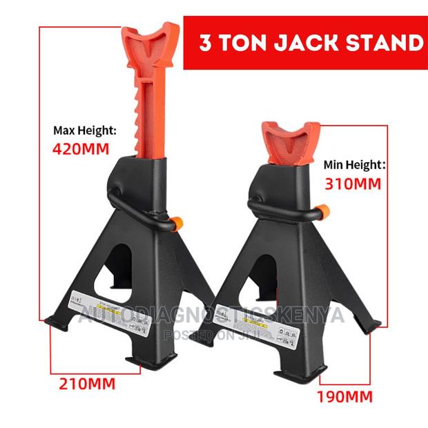 3ton Vehicle Jack Stands Sold as 2 Stands High Quality